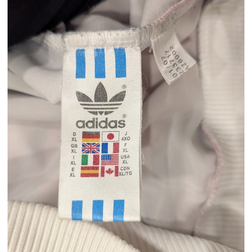 Rare Vintage Adidas Original Cities Chicago Zip Track Jacket Size XL - Picture 4 of 10